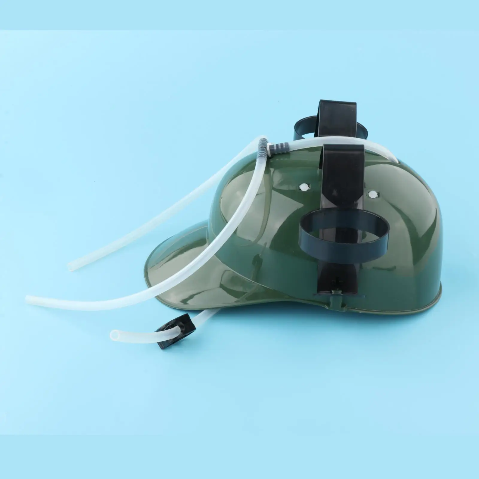 Creative Drinking Helmet Can Holder with Straw Party Fun Beverage Gadgets Beer Hat Party Hat Guzzler Drink Holder