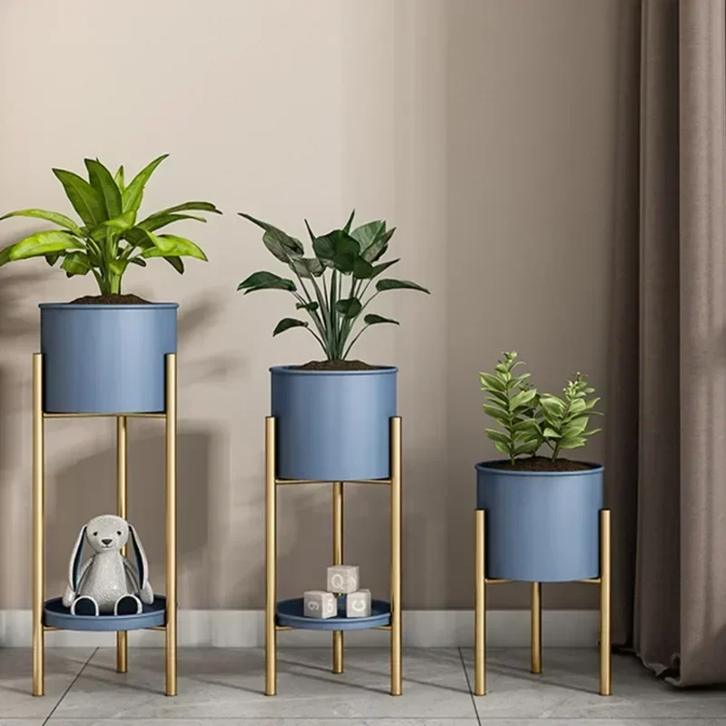 Light Luxury Iron Green Flower Pot for Living Room for Balcony Reliable Performance Modern Style Fine Craftsmanship