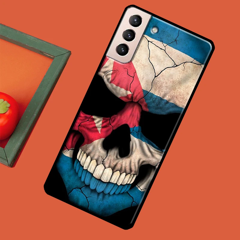 Cuba Flag Phone Case For Samsung Galaxy S23 S20 FE S21 Ultra Note 10 S9 S10 Plus Note 20 S22 Ultra Cover