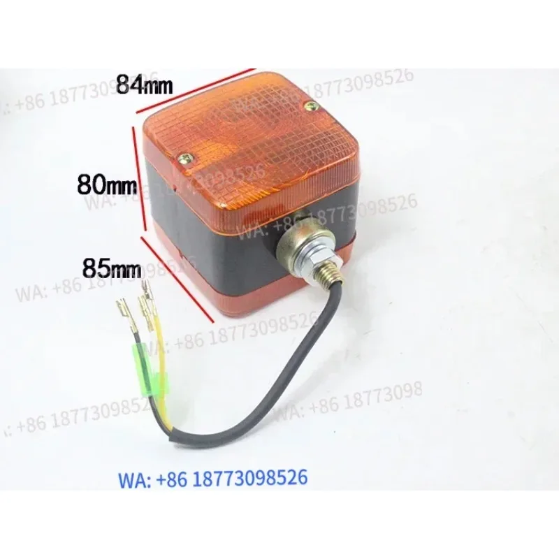 Forklift front headlight double-sided light three wire 12V/24V suitable for displaying width lights