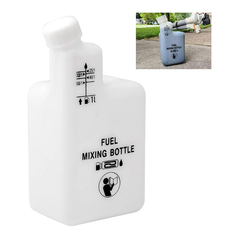 ABDJ-2행정 엔진용 연료유 혼합병, 1L, 4비율 32:1/50:1/40:1/25:1, 재사용 가능