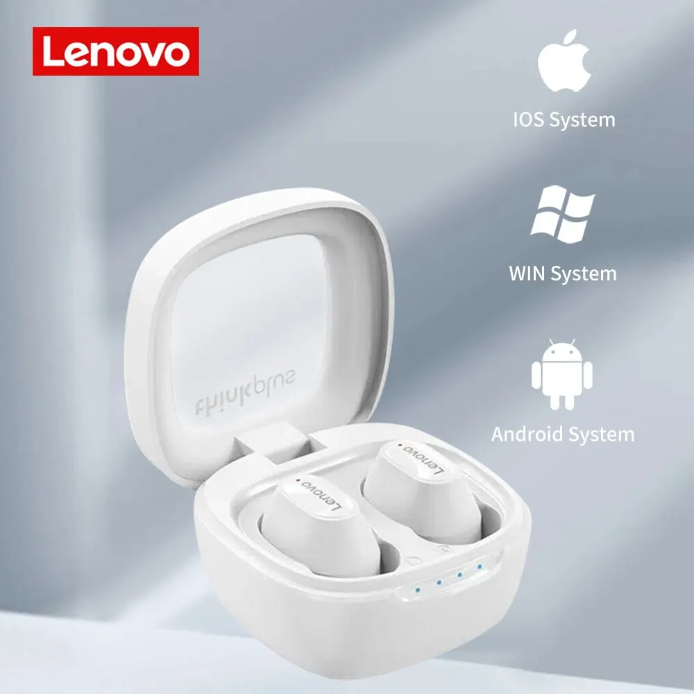 Lenovo-Thinkplus XT62 fone de ouvido Bluetooth 5.3, impermeável, controle de toque, baixa latência, fones de ouvido HiFi, fone de ouvido esportivo, chamada HD