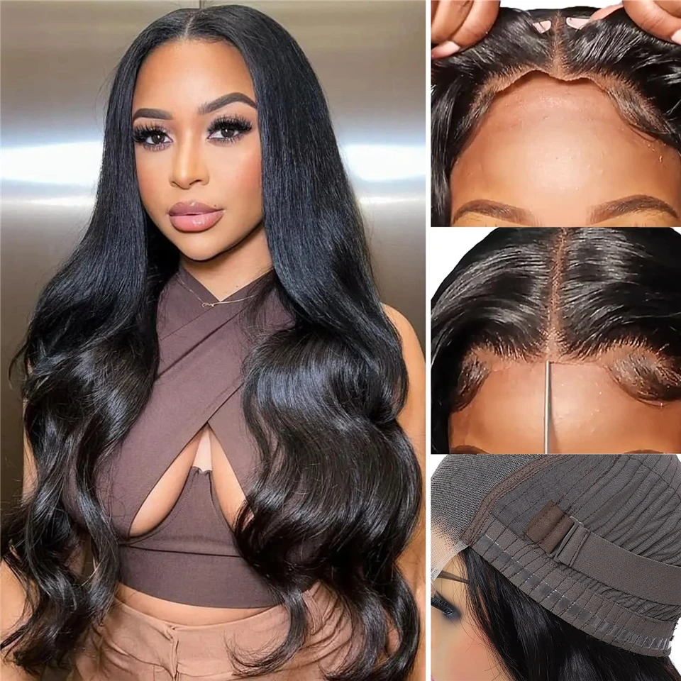 

FABHAIR Wear and Go безклеевой парик для начинающих 5x5 Hd парики на сетке, настоящие безклеевые парики, искусственный парик