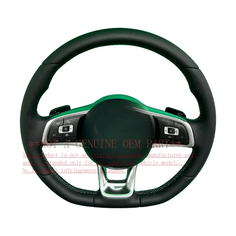For Volkswagen R Line Golf Lamando Magotan Sagitar Lavida Bora Passat Sport Shift Paddle R Style Steering Wheel Horn Cover Decor