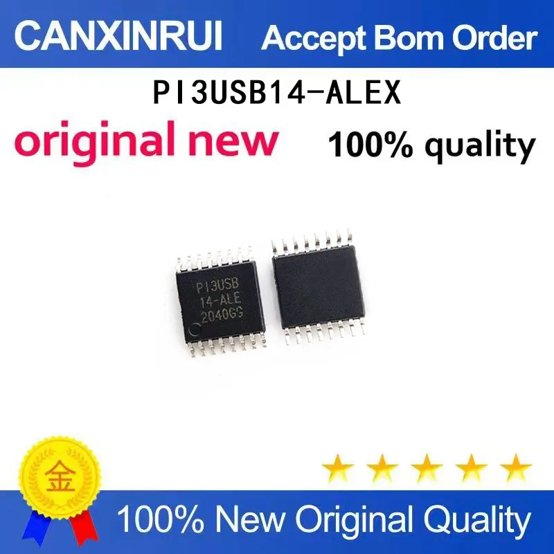 

（5-100 pieces）Brand new original PI3USB14-ALEX PI3USB patch TSSOP16 chip IC