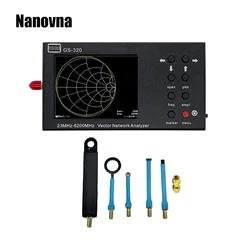 Analizador de red vectorial Nanovna GS320, antena RF de 6GHz, medición de voltaje, relación de onda estacionaria, sonda de campo cercano HT03, pruebas EMC EMI