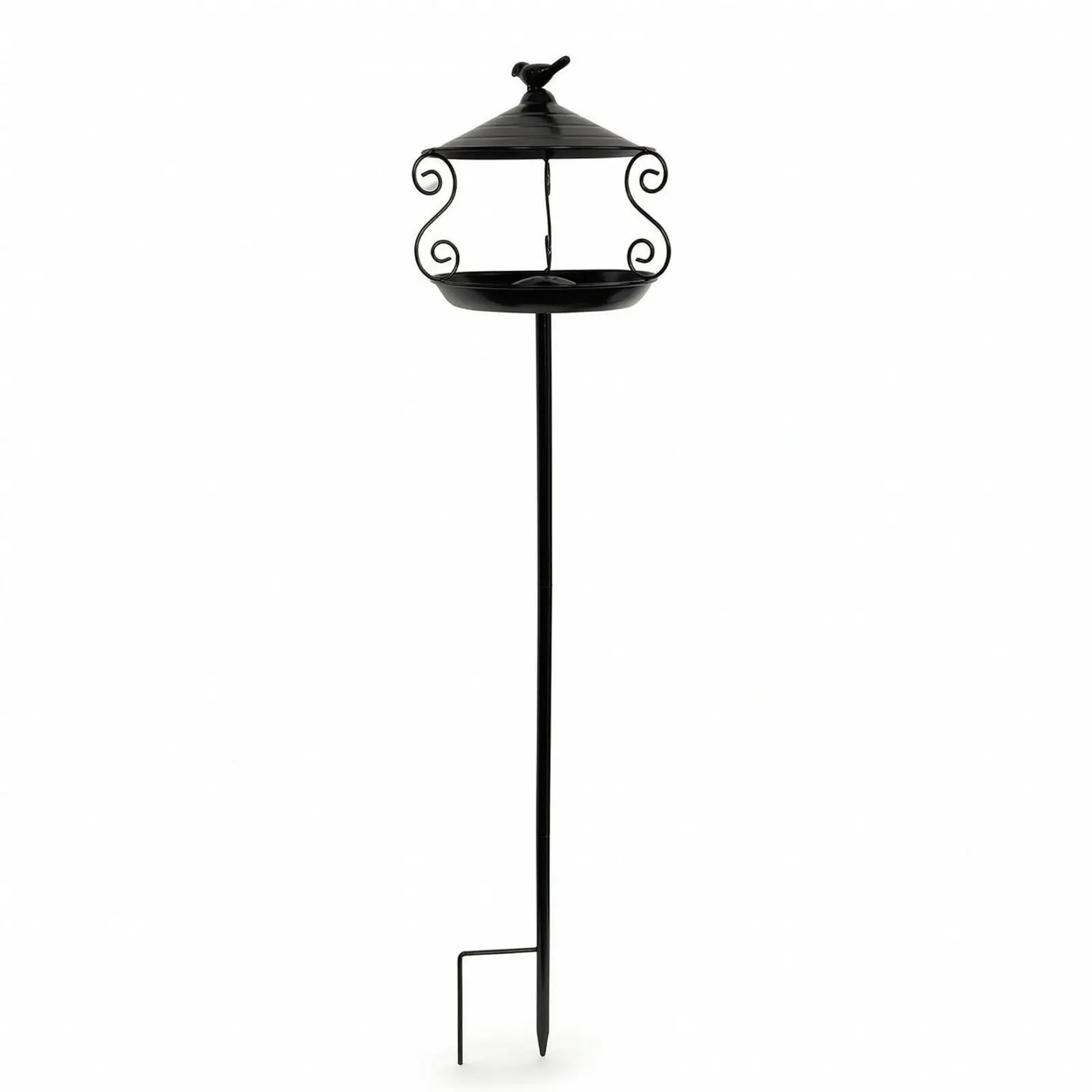 Bird Bath Bowl Outdoor Bird Feeder with Stake Easy to Use for Gardeners, Garden, Yard, Flower Bed