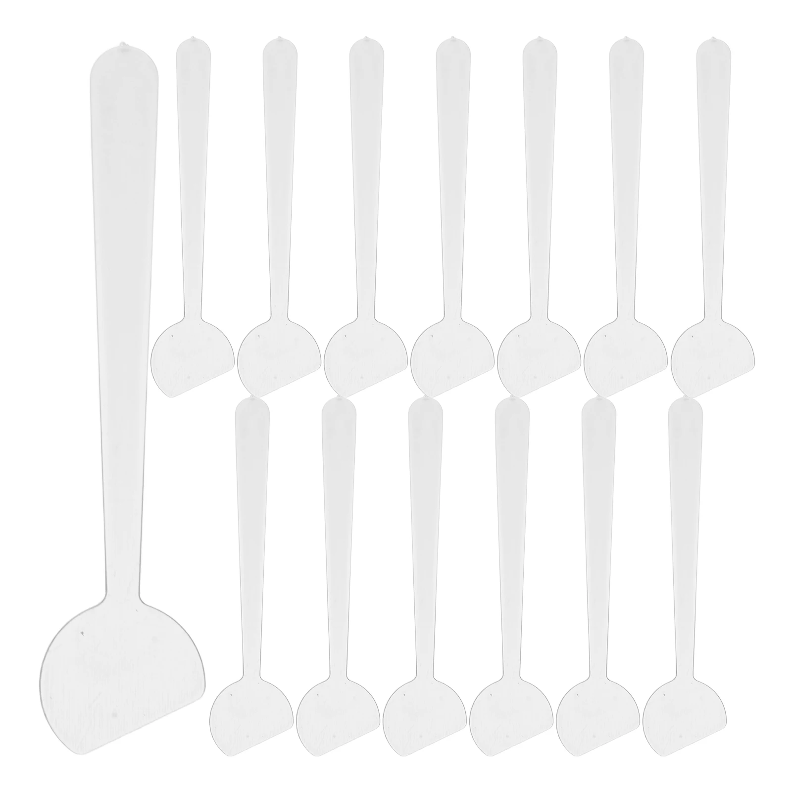 

100 Pcs Cream Spoon Spatula Face Skin Care Products Eye Makeup Pp Mask