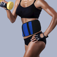 Portable Back Waist Support Belt Strong Compression Limit Pain Adjustable Breathable Elastic Lumbar Brace Straps High Adhesion