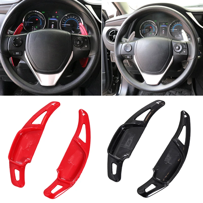 Car Steering Wheel Shift Paddle Shifter Extended ABS Extension For Toyota Camry Corolla ALTIS REIZ Yaris Vios ZELAS RAV4 Levin