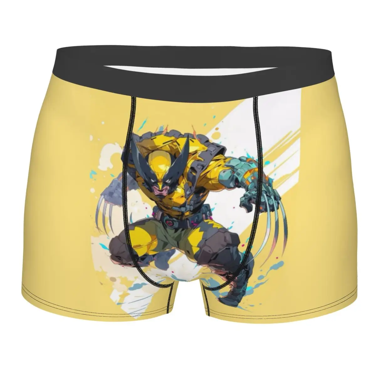 

Нижнее белье Росомаха на заказ, мужские трусы-боксеры с принтом, шорты, мягкие трусы