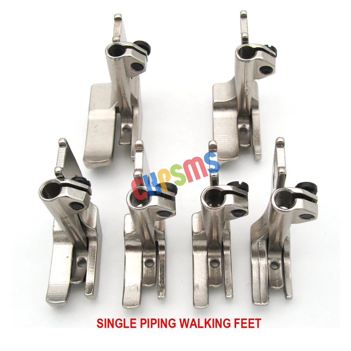 #KP-PWF6 6SET SMOOTH BOTTOM PIPING WALKING FEET FOR JUKI DNU-241 DNU-1541 LU-562 LU-563 SEIKO LSW-8L STH-8BLD SINGER 111W 211A