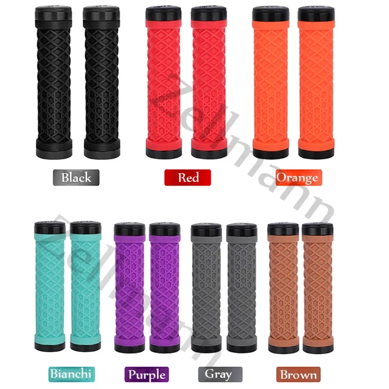 ODI-Durável Silicone Bicicleta Guiador Grips, MTB Algemas, Anti-Slip Alças, Bloqueio, Acessórios de Mountain Bike