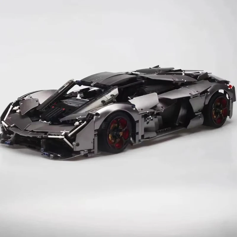 Metallic High-Tech 10246B Stadt Auto Baustein Technische Super Speed RC Racing Fahrzeug Modell Ziegel DIY Spielzeug Kind weihnachten Geschenk