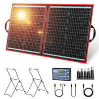 Dokio 18V Portable Solar Panel 97W Foldable Placa &12V Charger Flexible Kit Solares System For Camping/Powerbank/Battery/RV