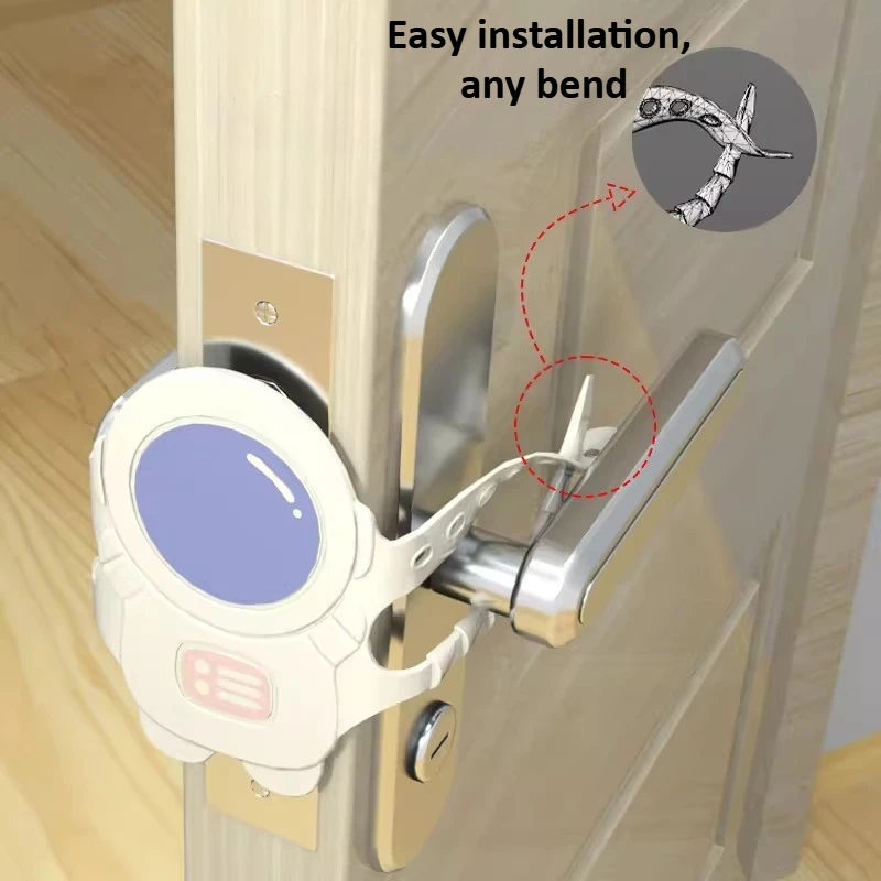 도어 소음기 도어 래치 커버 아기 보육 쿠션을 위한 덜거덕거리는 소음을 줄이기 위한 조용한 닫기 패드로 문이 덜거덕거리는 것을 방지합니다.