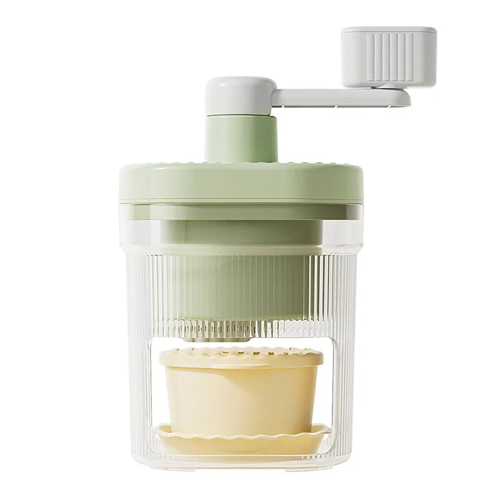 Macchina per il ghiaccio tritato Piccola tritaghiaccio manuale Macchina per la casa a manovella che produce macchina per frullati Strumenti pratici per gelato portatili