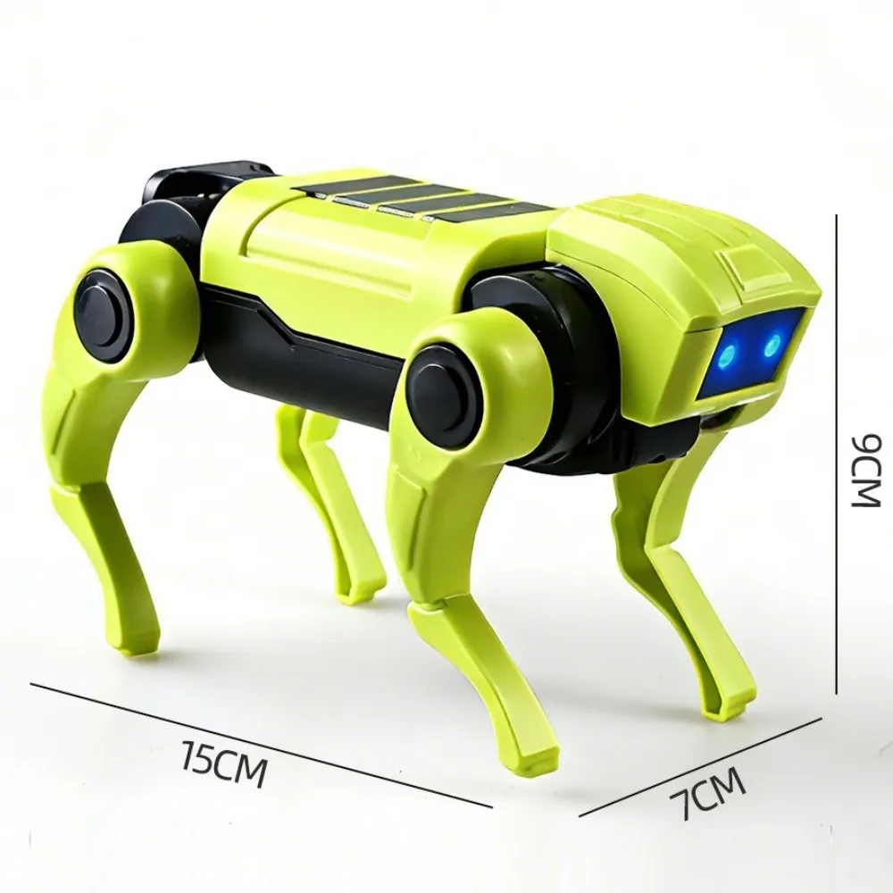 With LED Eyes Electric Robot Dog Walking Movement Battery Powered Educational Robot Science Teaching Model Dog
