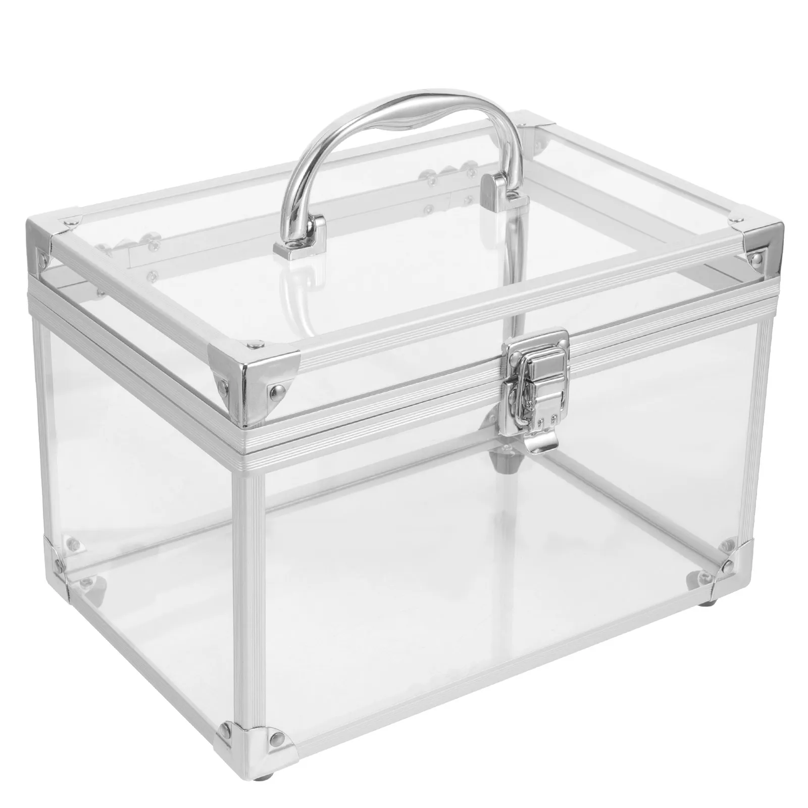Cd Storage Box Clear Portable Organizer Compact Dvd Holder Case Space Saving Storage Container Disc Organizer Carrying Case