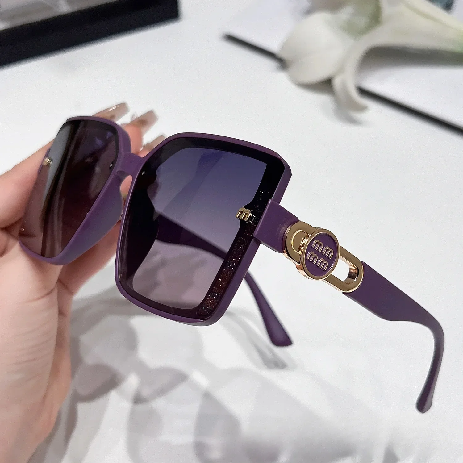 2026 خمر موضة جديدة الاستقطاب النظارات الشمسية النساء عالية الجودة الفاخرة العلامة التجارية نظارات شمسية الإناث السيدات الزجاج Gafas دي سول UV400 #6