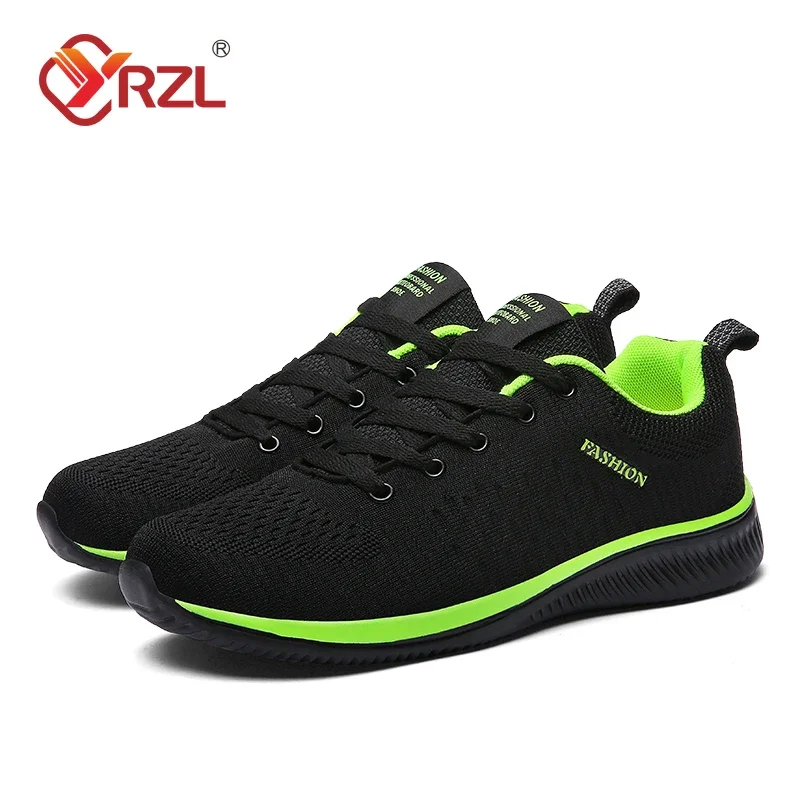 YRZL uomo Running Sneakers donna scarpe sportive leggere scarpe Casual traspiranti in rete classica scarpe da ginnastica mocassini moda maschile