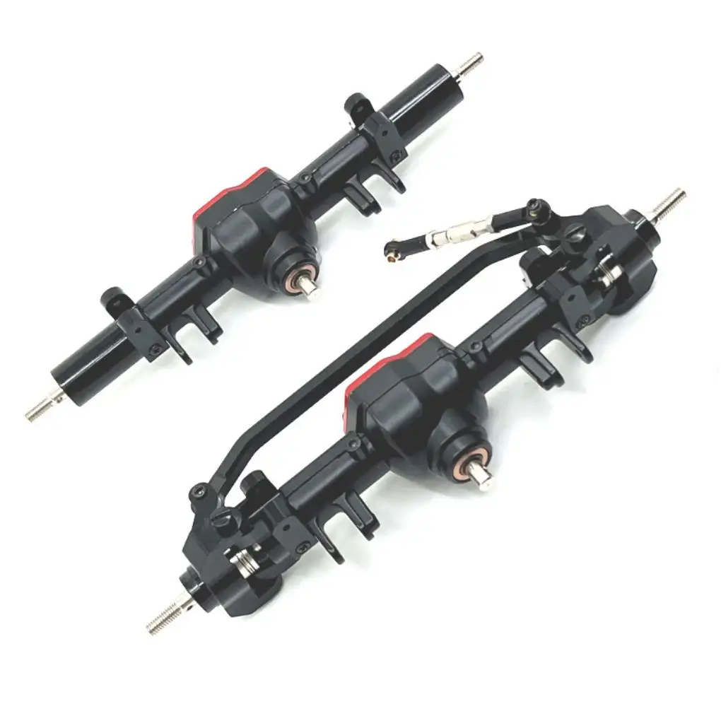 

RCGOFOLLOW 1/12 Aluminum Alloy Complete Front Rear Axle RC Upgrade Part Rc Front Rear Axle For MN MN128 MN86 G500 RC Car Part