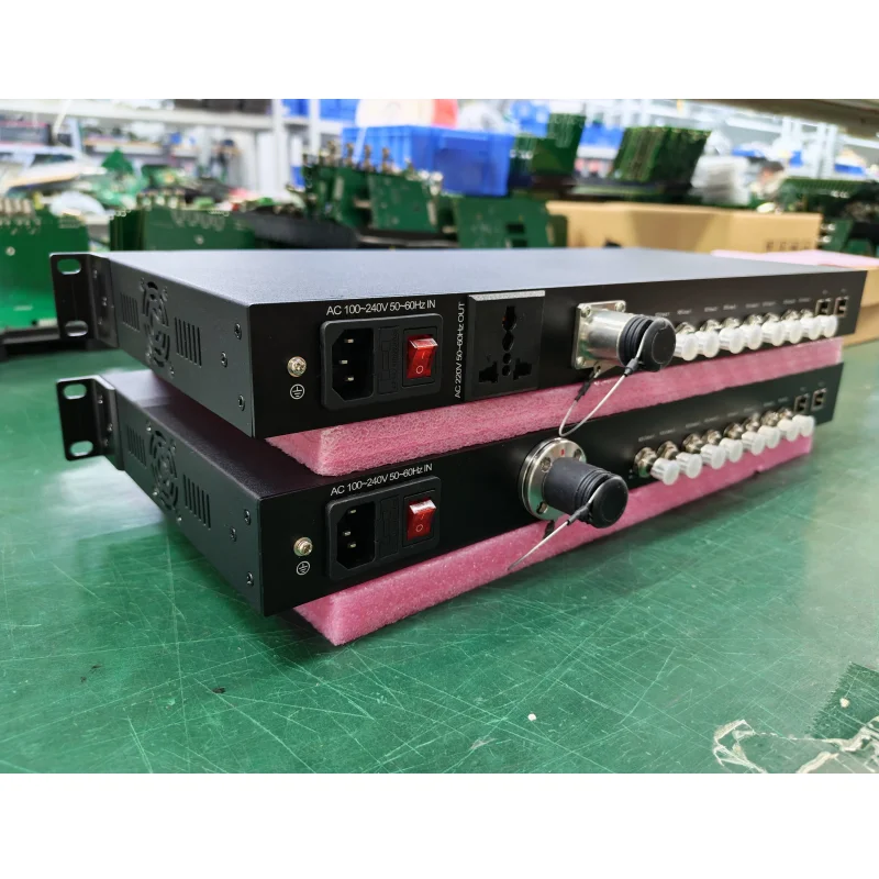 HO-LINK 12G-SDI/HD-SDI/3G-SDI Media Converter for Video/Ethernet Over Fiber Optic