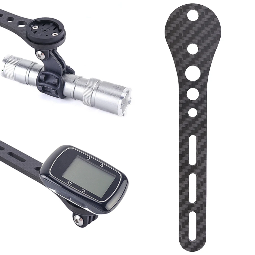 Integrated Handlebar Bicycle Computer Mount Speedometer Support Stand Bicycle Computer Holder for Garmin Bryton & Action Camera