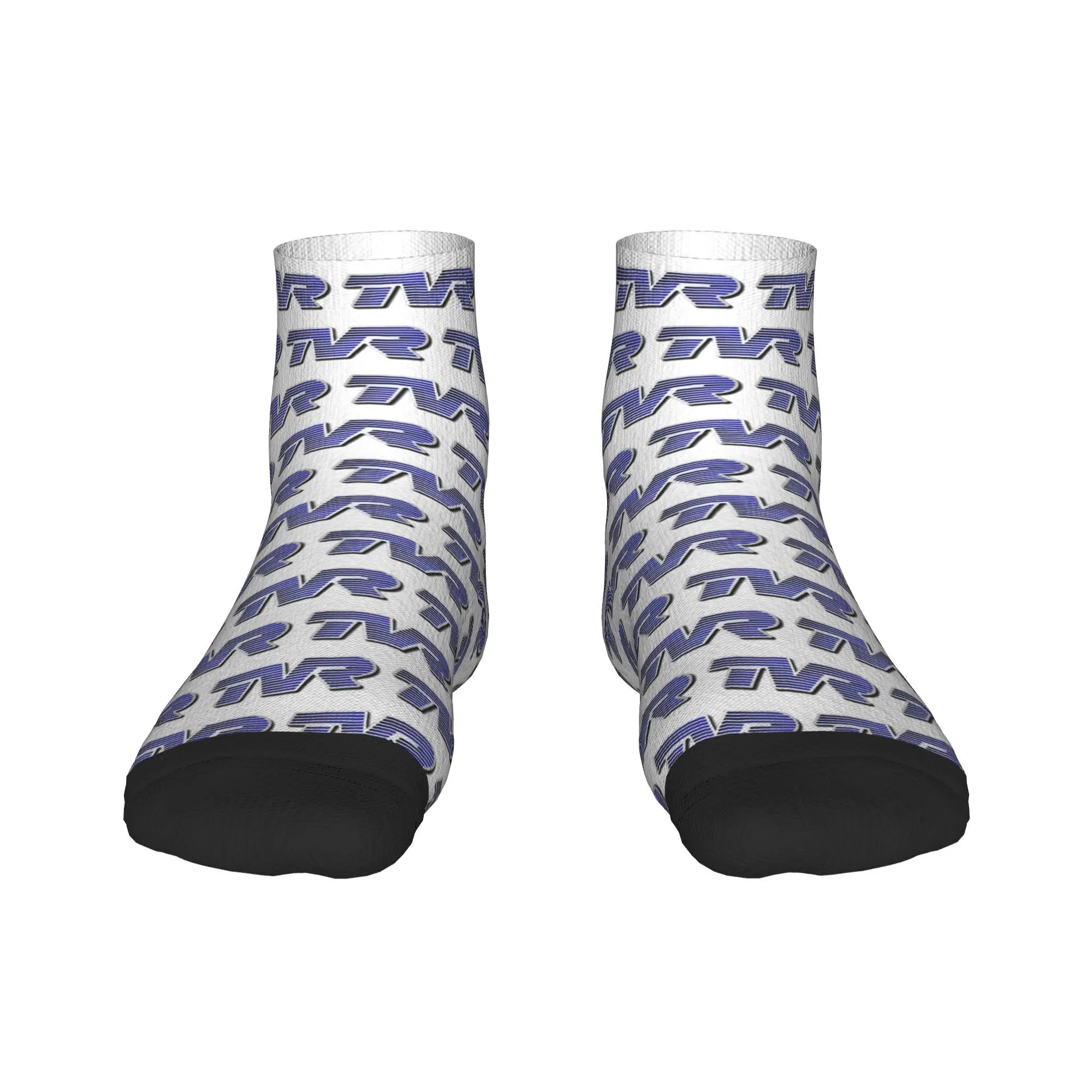 

Красочные носки с логотипом TVR, впитывающие пот чулки в стиле Харадзюку, всесезонные носки, аксессуары для подарков унисекс