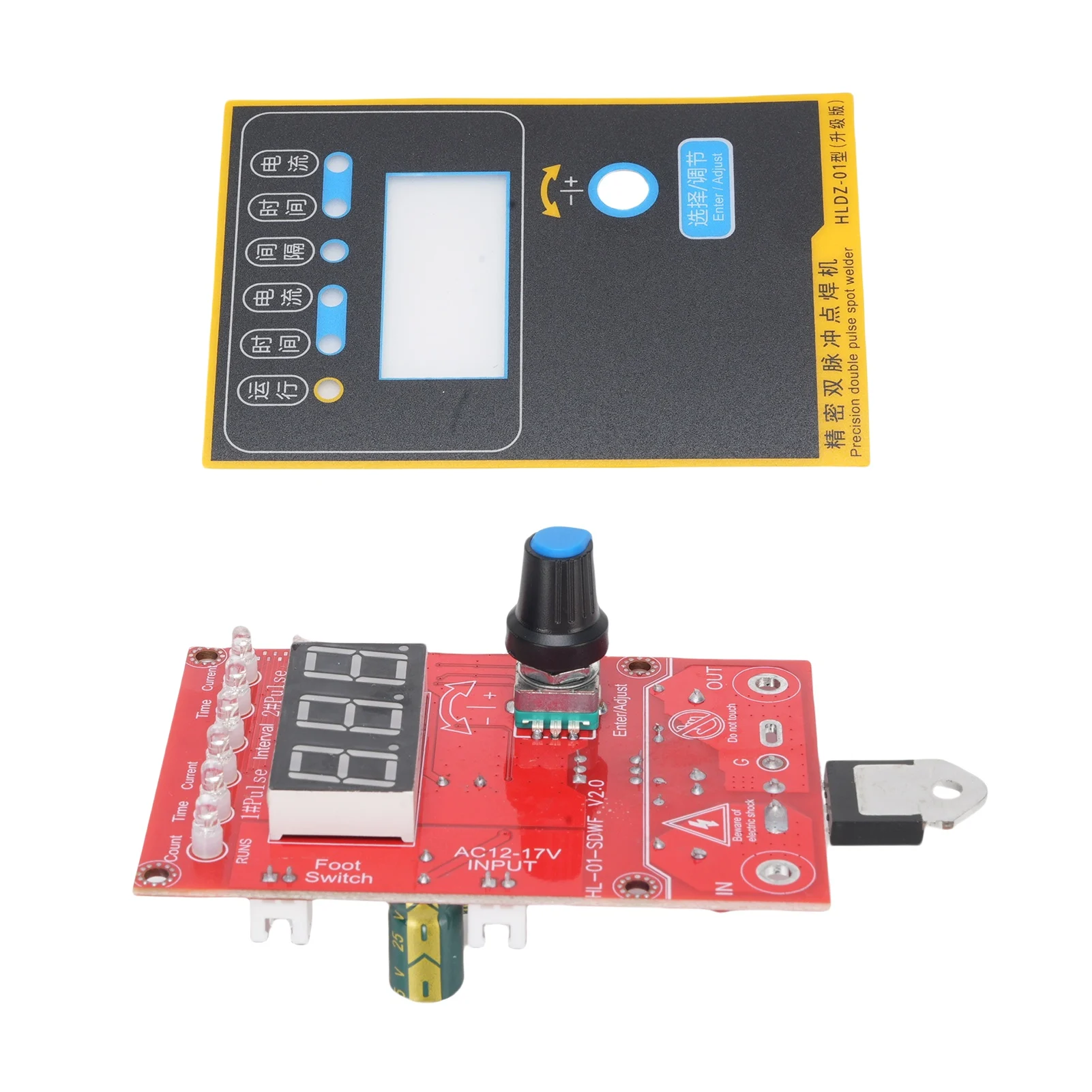 Stable Voltage Output Multi Functional Digital Display for Repair Spot Welder Control Board Spot Welding Machine Control Board