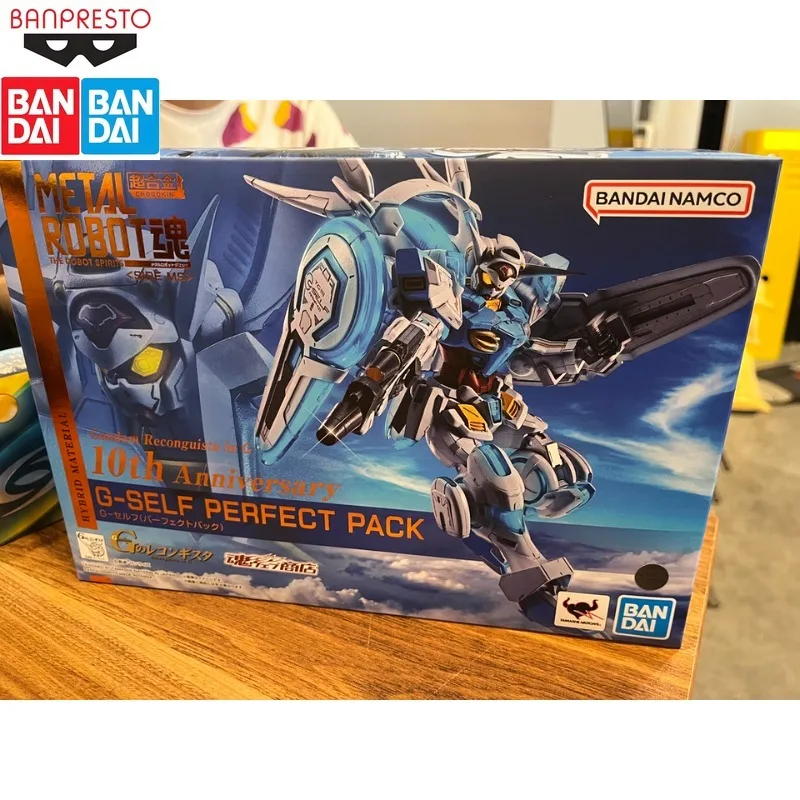 

In Stock BANDAI Original METAL ROBOT Soul Gundam G Self G Restoration Sports Can Do Figure Model Collection Holiday Gifts