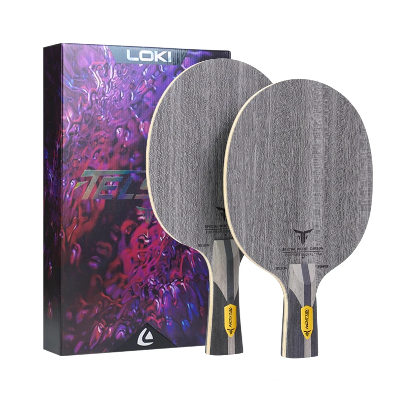 

Original LOKI Telson Power Ping Pong Blade 5 Wood 2 Carbon Fiber Table Tennis Blade Offensive Hight Quality Blade Bat Paddle