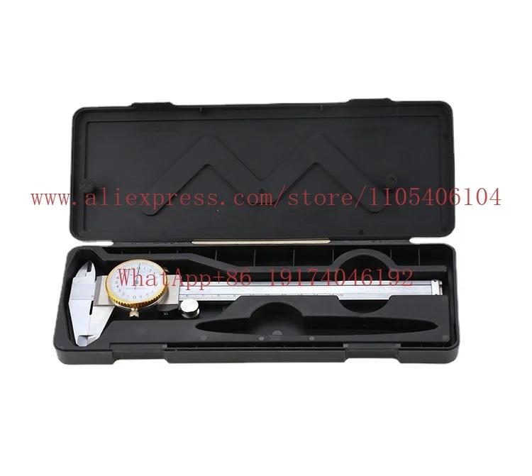 

Industrial shockproof stainless steel with caliper vernier 0-150MM high precision dial ruler carbon steel