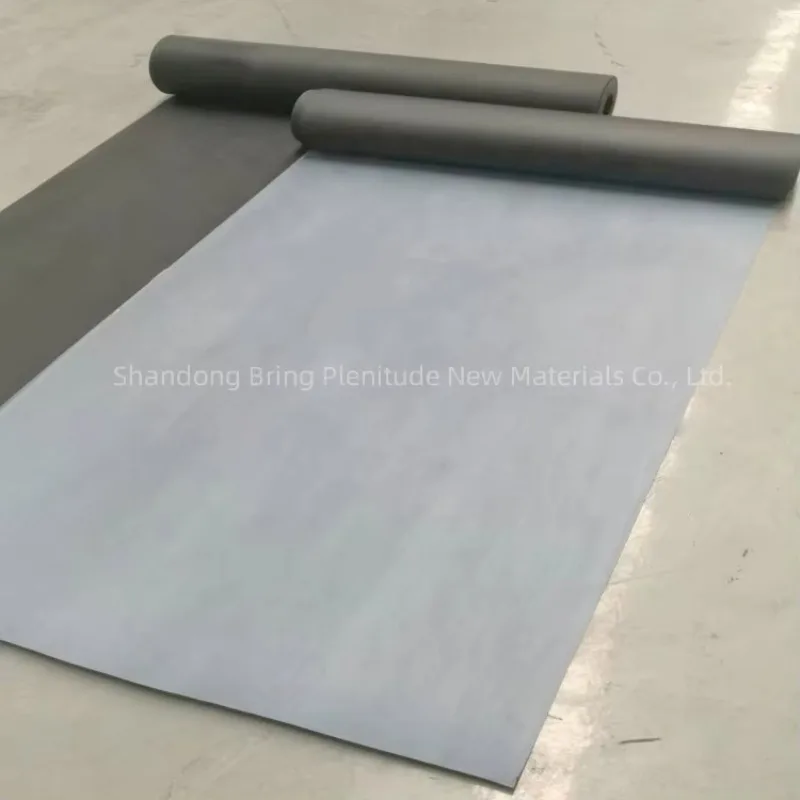 Embossing 1.2mm 1.5mm 2mm Reinforced EPDM Sheeting Membrane Coil Rolls Waterproofing Material Rubber-10x10 cm sample