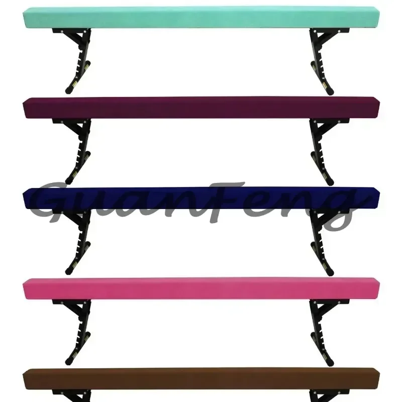 240cm Custom Height Adjustable Gymnastics Balance Beam, Professional Training Equipment for Children & Adults