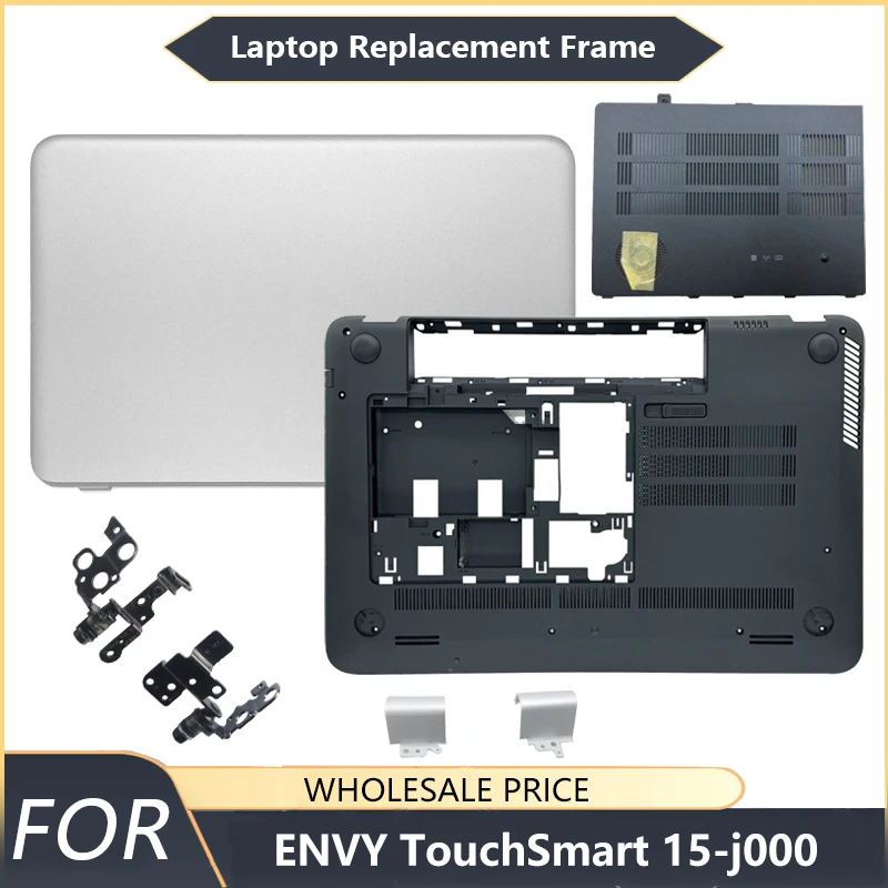Replacement Housing For ENVY TouchSmart 15-j000  LCD Back Cover Bottom Case Shell