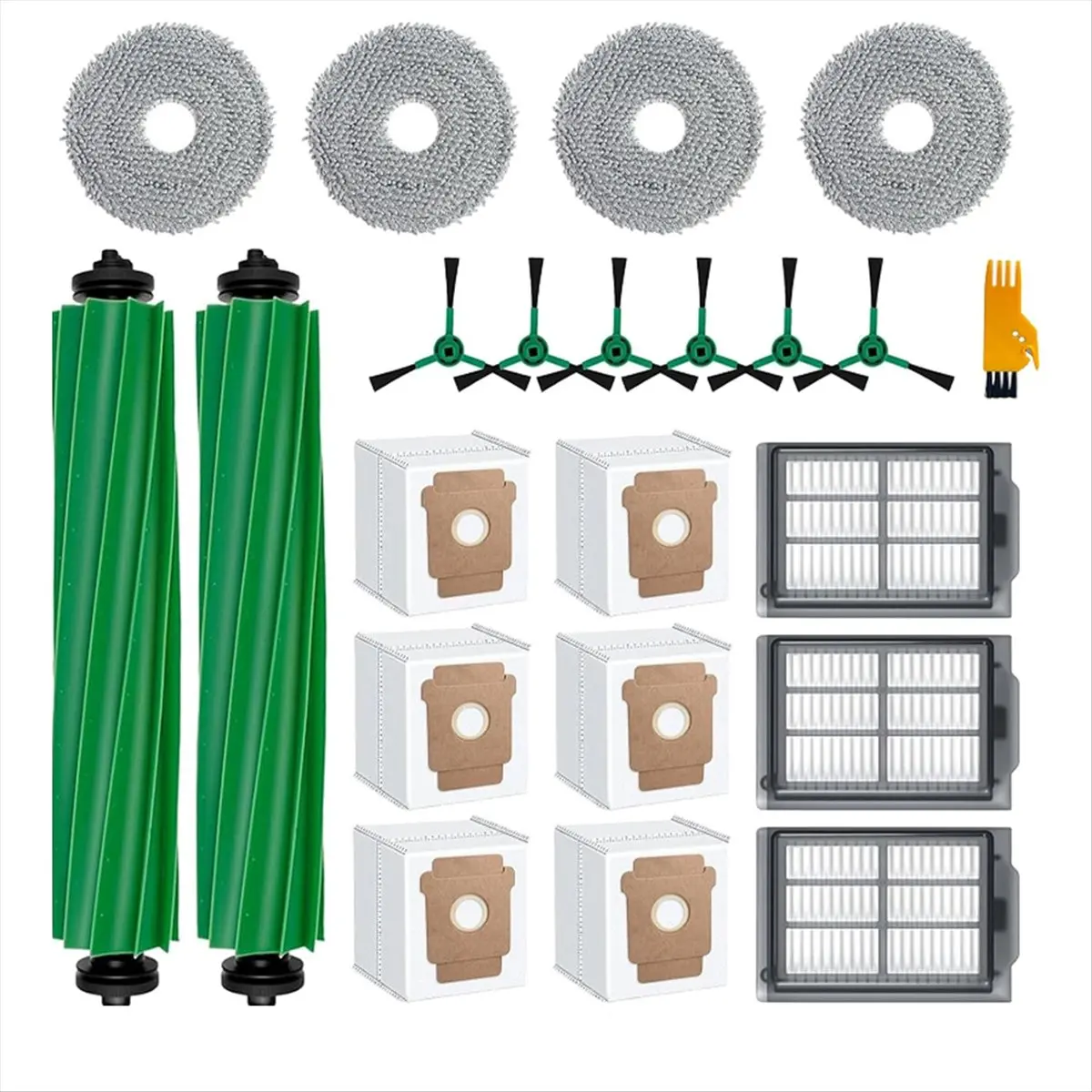 A03V 22 Pcs for IRobot Roomba Plus 505/405 Combo Sweeping Machine Accessories Main Side Brush Mop Filter Dust Bags view 3