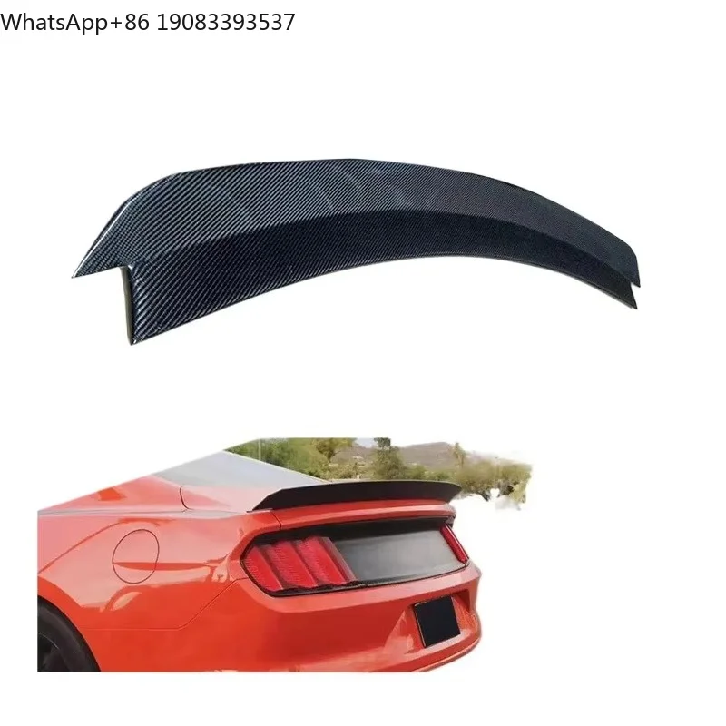 High Level Material RTR Style carbon fiber rear wing trunk spoiler for Ford Mustang 2015-2023