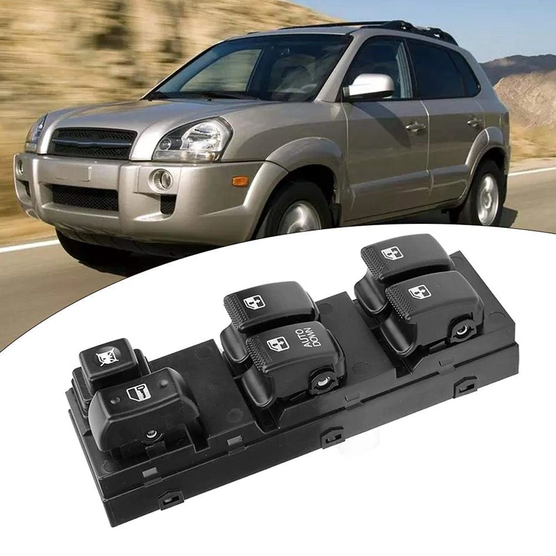 Front Left Side Master Power Window Switch for Hyundai Tucson 2005 2006 2007 2008 93570-2E200 935702E200 Car Accessories