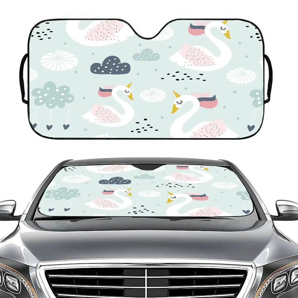 

Cute Animal (Baby Nautical) Custom Aluminum Foil Car Windshield Sunshade - Sunscreen Curtain, Window Cover