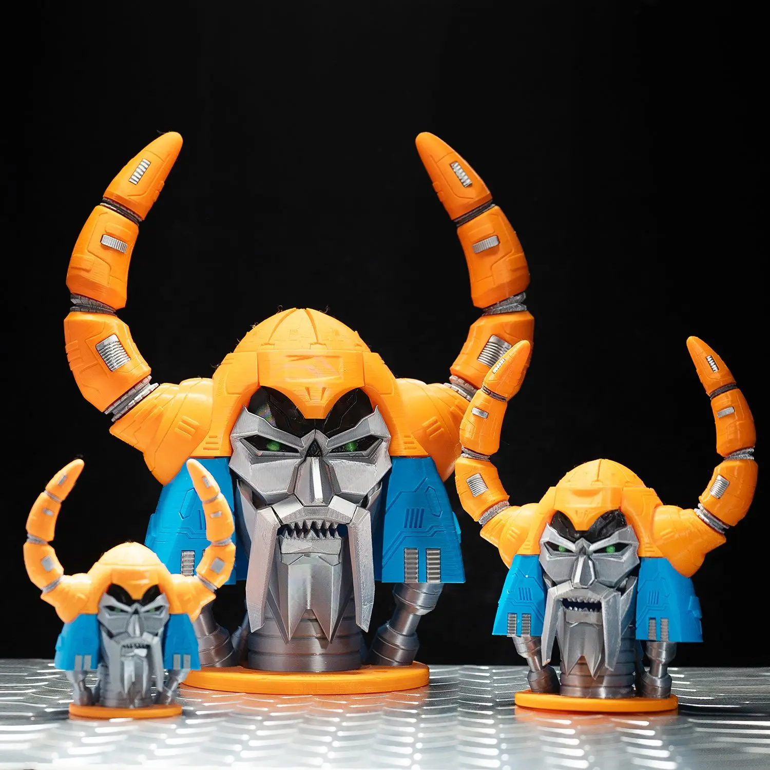 

High Quality 3D Printed Unicron Head Model DIY Assembly Action Figure Collectible Toy Desktop Decoration Gift for Fans