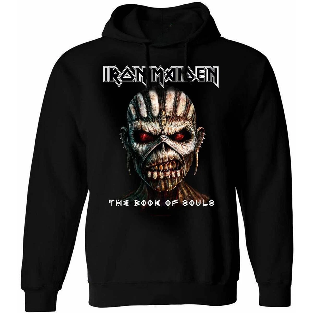 Iron Maiden The Final Frontier Grafische print Losse warme hoodies voor heren en dames Casual herfst en winter Luxe modetrend