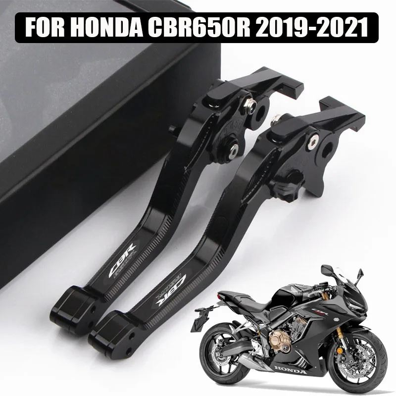 

Для HONDA CBR 650 R CBR 650R 2019-2021 мотоциклетный 3D рычаг тормоза сцепления Алюминиевый CNC регулируемый Новый рычаг тормоза логотип CBR650R