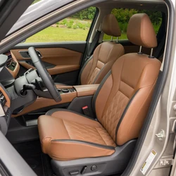 Custom Fit Car Accessories Seat Covers Full Set Top Quality Synthetic Leather Specific for Nissan X-Trail Rogue 5 Seats
