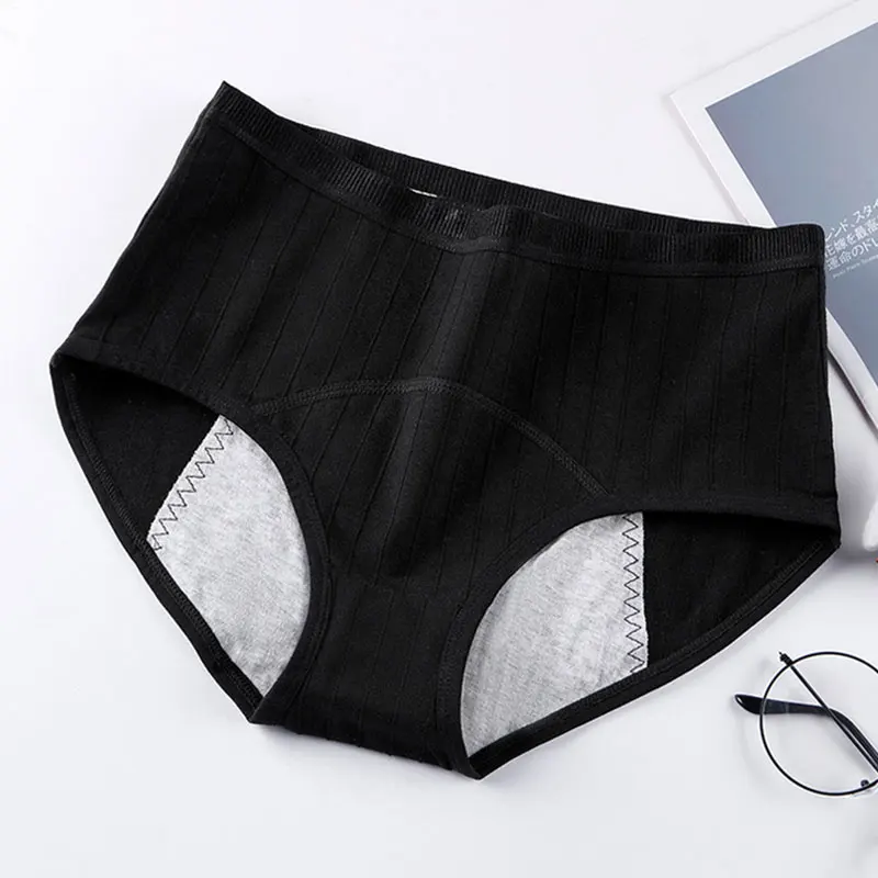 Panties For Menstruation Cotton Menstrual Panties High Waist Leak Proof Women Underwear Period Briefs Female Physiological Pants