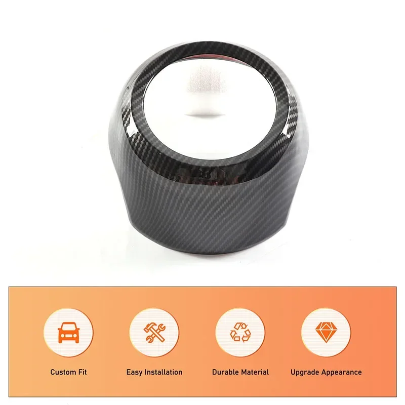 لسوبارو WRX 2022-2024 ABS ألياف الكربون سيارة السيارات عجلة القيادة القرن زر غطاء إطاري الكسوة الداخلية اكسسوارات السيارات