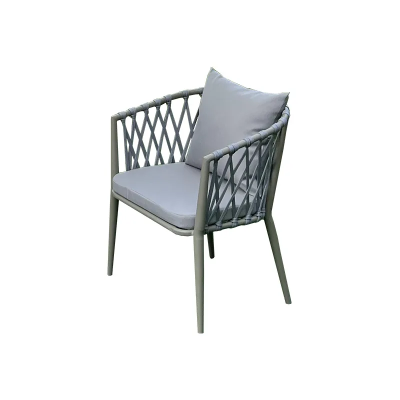

Outdoor balcony leisure outdoor table and chairs coffee table simple rope chair