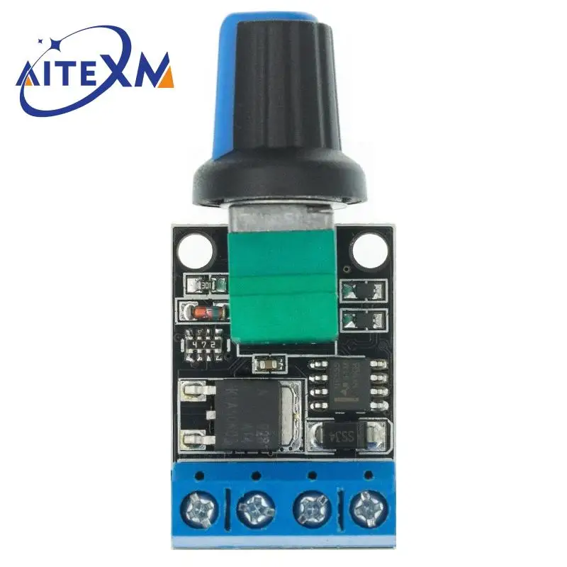 DC 1.8V-35V 2A 3A 5A 10A 30W 80W 90W PWM Motor Speed Controller Low Voltage Motor Speed Controller PWM Adjustable Drive Module