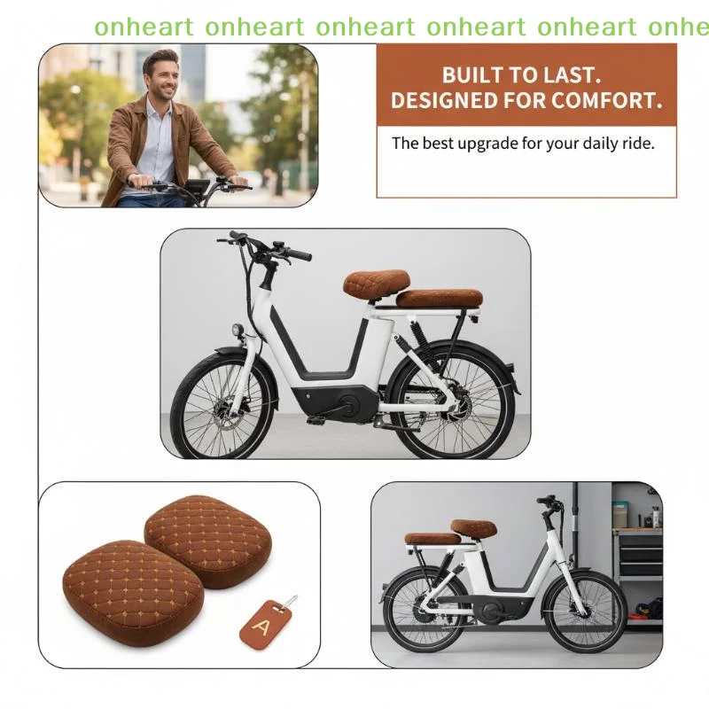 [C]Electric Bicycle Seat Cover Car Bicycle Universal Seat Cover Thickening Cover