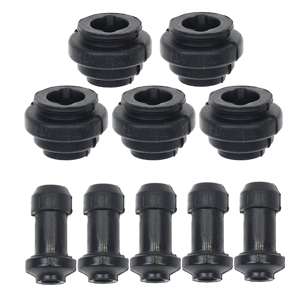 

10/5 sets Motorcycle Scooter Brake Upper Lower Pump Caliper Shock Absorber Sleeve Dust Covers Disc Waterproof Rubber Caps